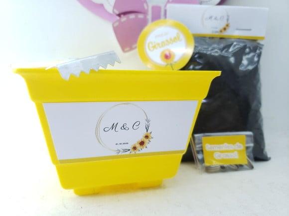 Kit Plantação Lembrancinha Ecológica Casamento Pajens