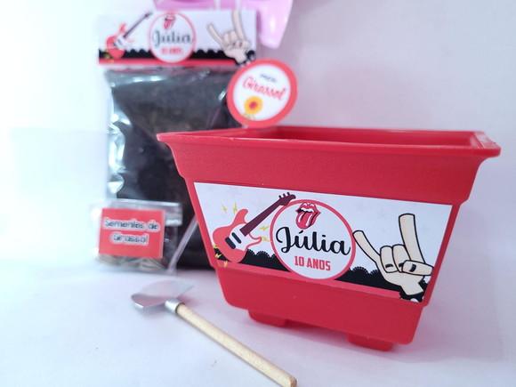 Kit Plantação Lembrancinha Festa Rock And Roll