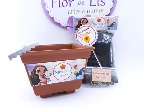 Kit Plantação Moana Cute Desenho Lembrancinha
