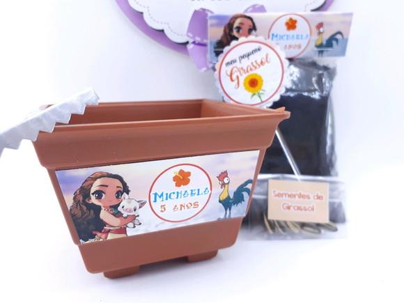 Kit Plantação Moana Cute Desenho Lembrancinha