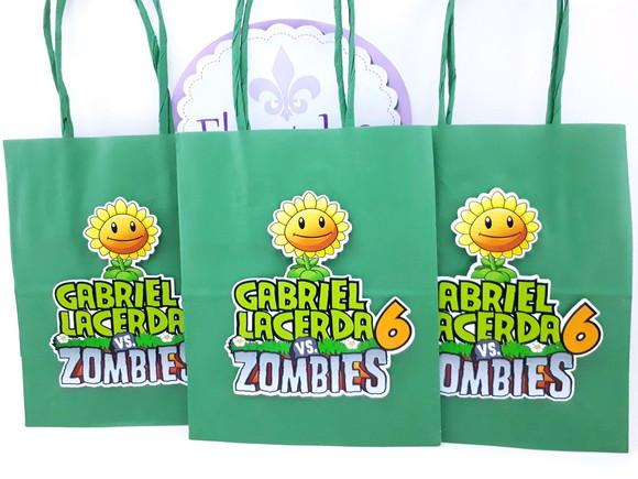 Kit Plantação Sacola Plants Vs Zombies