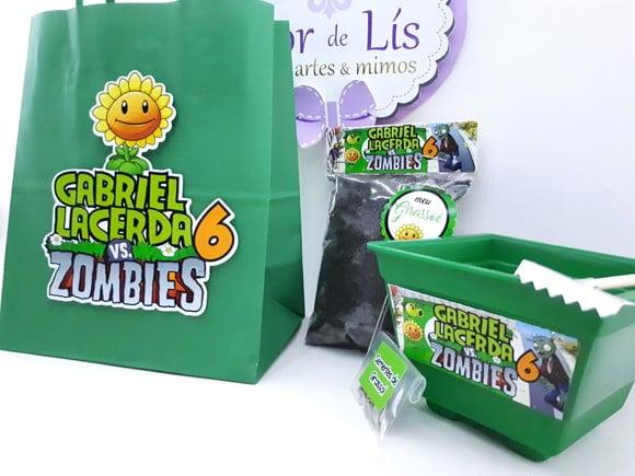 Kit Plantação Sacola Plants Vs Zombies