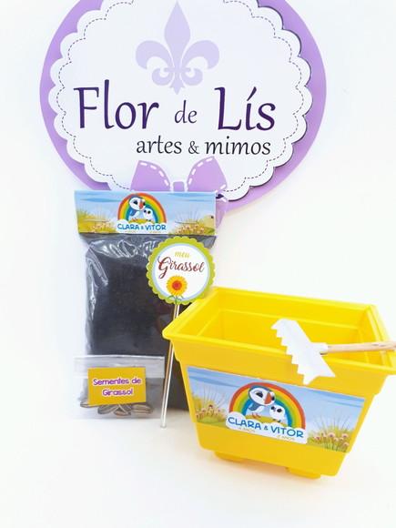 Kit Plantio Ecológico Puffin Rock Jardinagem