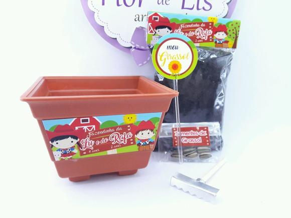 Kit Plantio Fazendinha Jardinagem