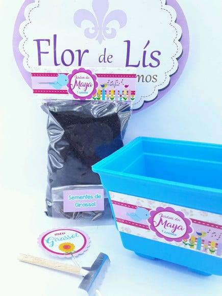 Kit Plantio Jardim Passarinho Floral