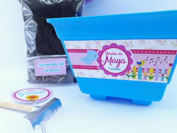 Kit Plantio Jardim Passarinho Floral