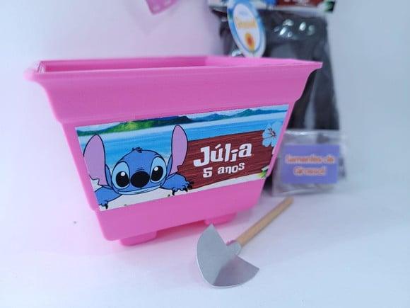 Kit Plantio Lilo e Stitch Lembrancinha Personalizada Plantio
