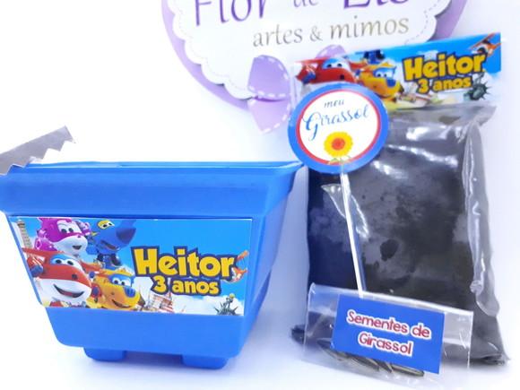 Kit Plantio Personalizado Super Wings