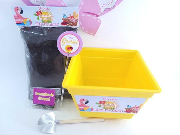Kit Plantio Picnic de Verão Lembrancinha