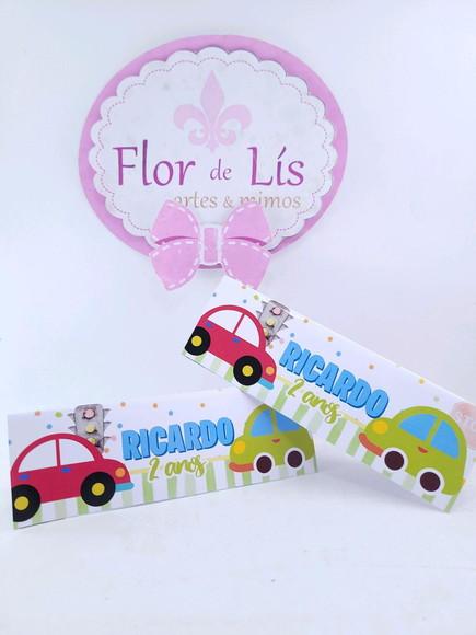 Lapela Personalizada Transportes para Lembrancinha Carros