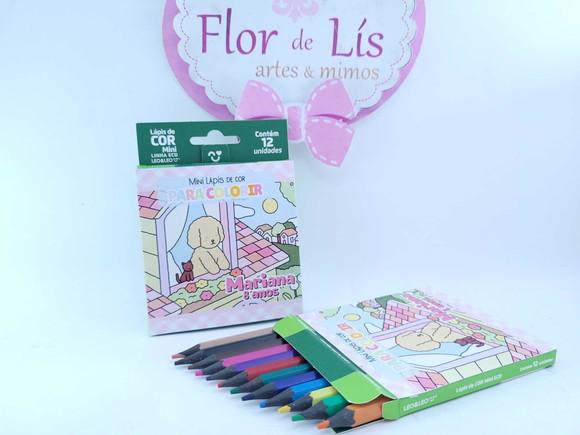 Lápis de Colorir Bobbie Goods 12 Cores Personalizado