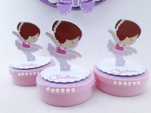 Latinha 3d Bailarina