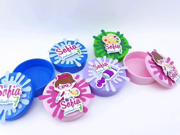 Latinhas Personalizadas Pintando o Sete