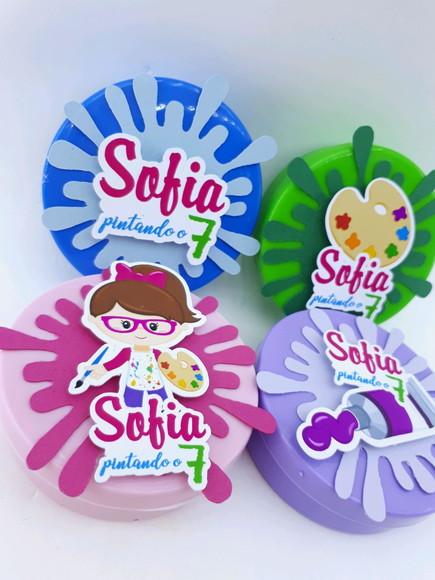 Latinhas Personalizadas Pintando o Sete