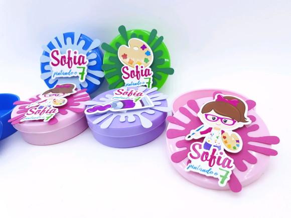 Latinhas Personalizadas Pintando o Sete