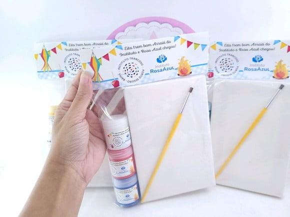 Lembrancinha Festa Junina Kit Pintura Brinde Prenda