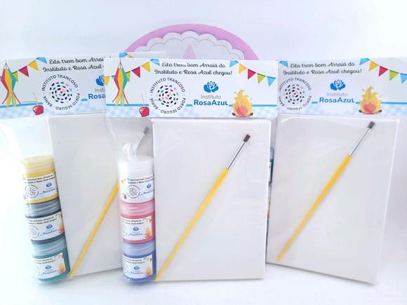 Lembrancinha Festa Junina Kit Pintura Brinde Prenda