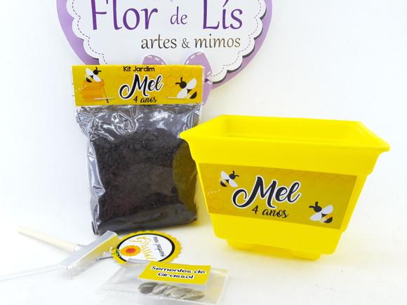 Lembrancinha Jardinagem Festa Abelha Kit para Plantar
