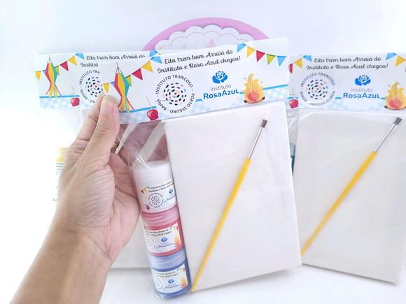 Lembrancinha Festa Junina Kit Pintura Brinde Prenda