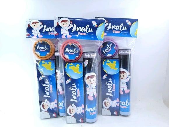 Lembrancinha Personalizada Astronauta Menina Kit Divertido