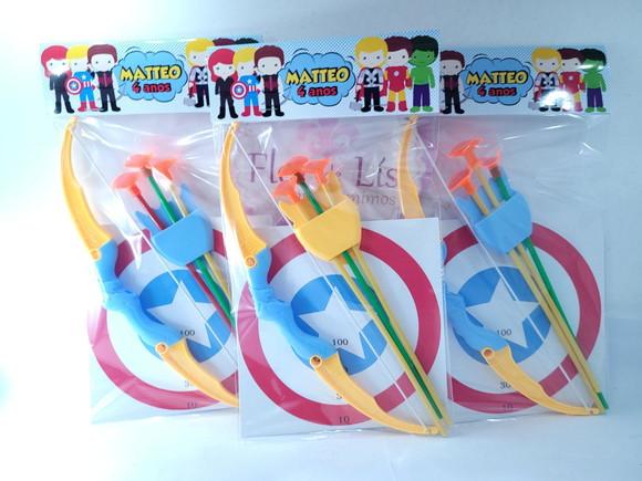 Lembrancinha Personalizada Arco e Flecha Heróis Cute