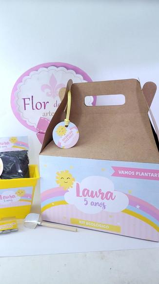 Lembrancinha Personalizada Plantio Arco Íris e Raio de Sol