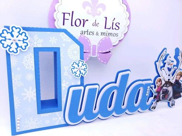 Letras 3d Cursiva Frozen