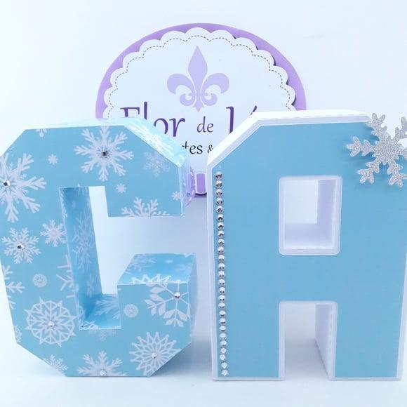Letras 3d Frozen Luxo