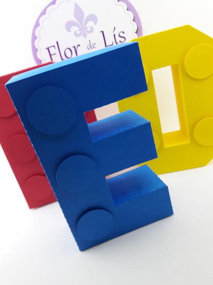 Letras 3d Lego