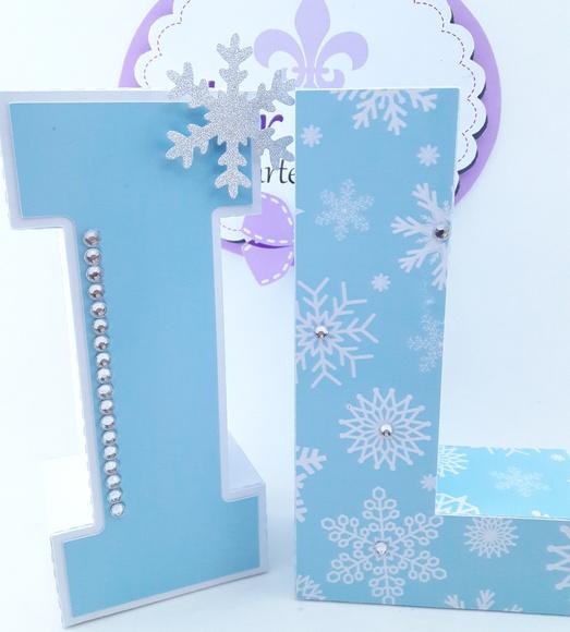 Letras 3d Frozen Luxo