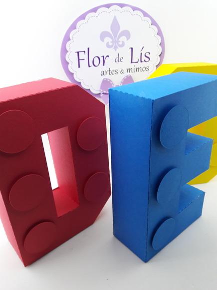 Letras 3d Lego