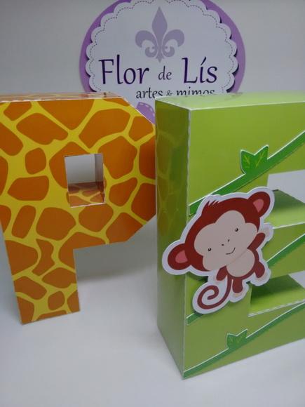 Letras 3d Safari