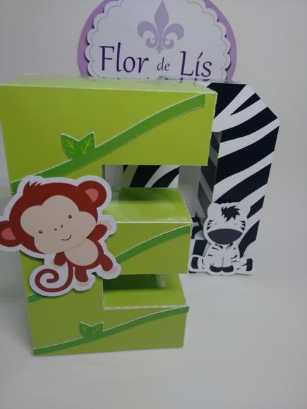 Letras 3d Safari