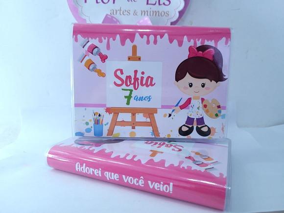 Maleta Estojo Pintura Arte Pintando o Sete Menina