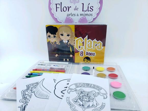 Maleta Estojo Pintura Harry Potter Colorir