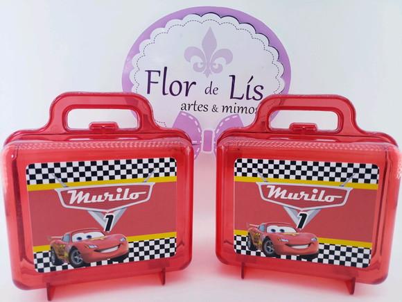 Maletinha Acrílica Carros