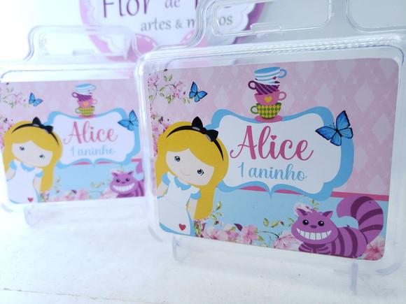 Maletinha Acrílica Personalizada Alice no País das Maravilha
