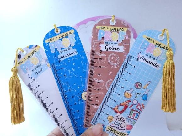 Marca Página Régua Dia dos Professores Lembrancinha Criativa