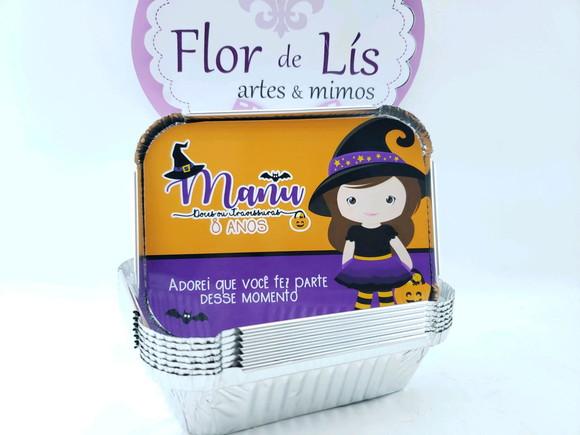 Marmitinha 250gr Halloween Menina Bruxinha
