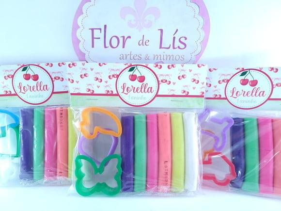 Massinha de Modelar Cereja Personalizada Festa Cerejinha