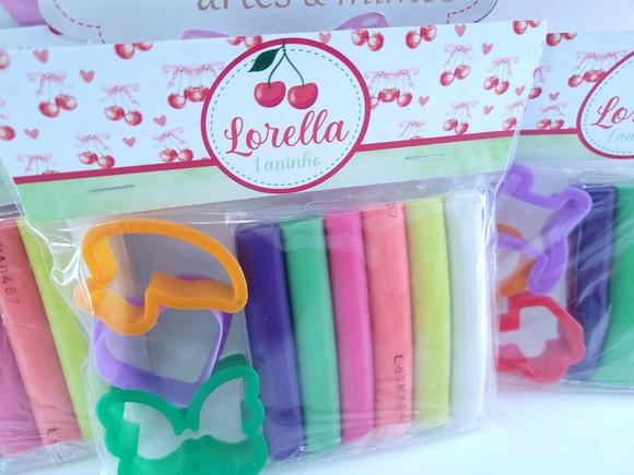 Massinha de Modelar Cereja Personalizada Festa Cerejinha
