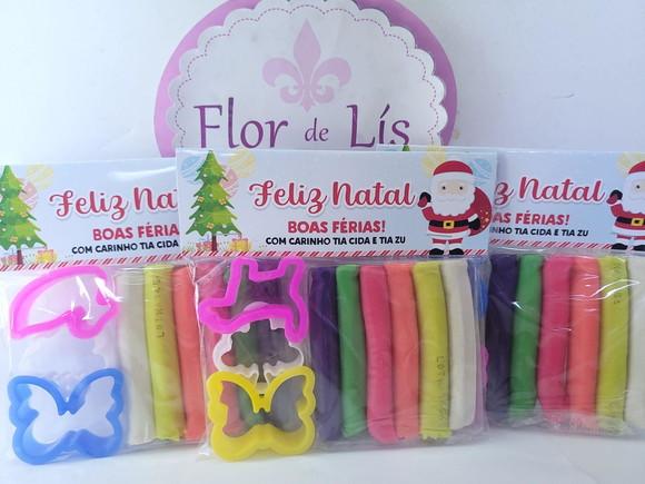 Massinha de Modelar de Natal Brinde Final de Ano Escolar