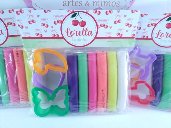 Massinha de Modelar Cereja Personalizada Festa Cerejinha