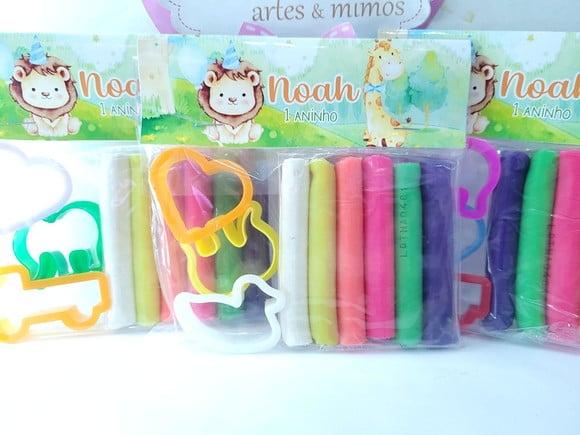 Massinha de Modelar Personalizada Safari com Cortadores