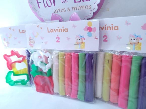 Massinha de Modelar Ursinha Aquarela com Cortadores