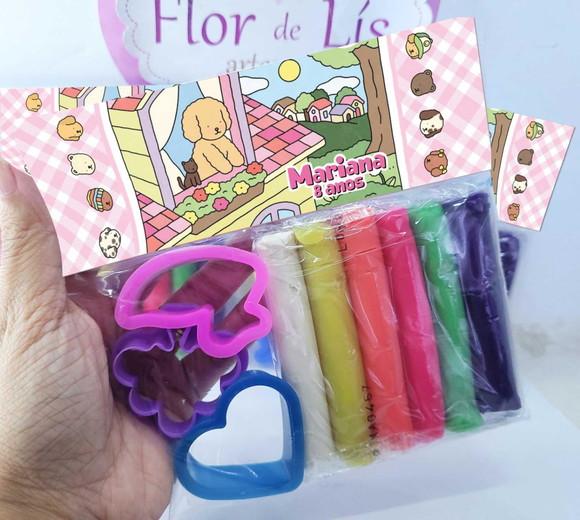 Massinha Modelar e Forminhas Bobbie Goods Lembrancinha