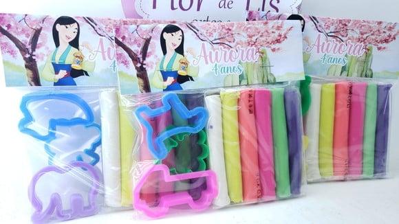 Massinha Modelar Princesa Mulan com Forminhas