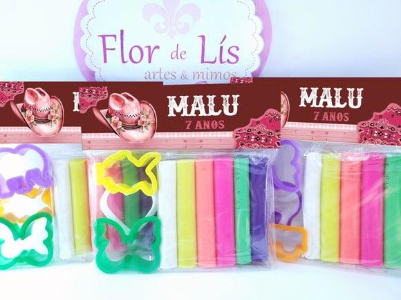 Massinha Personalizada Boiadeira com Cortadores