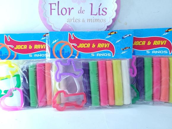 Massinha Personalizada Festa Carrinhos com Cortadores