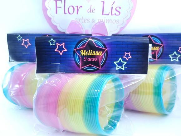 Mola Maluca Personalizada Neon Balada Lembrancinha
